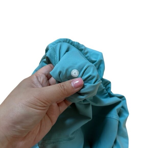 Lululemon Court Rival High Rise Skirt Tidal Teal Size 4 - Picture 4 of 5